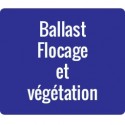 Ballast Flocage et végétation