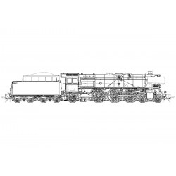 Locomotive à vapeur BR01 177, DB, ép.3a, Witte40201-06