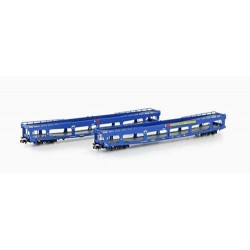 2er Set Autotransportwagen DDm 916 Autoslaaptrein, Ep.VIMF33301