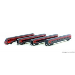 4er Set Personenwagen ÖBB Railjet, Ep.VI, Set 1H25224