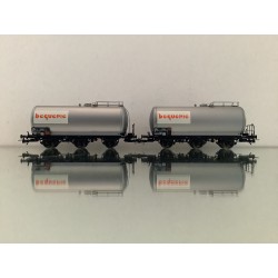 Set de 2 wagons à 3 essieux Béguerie ép IV