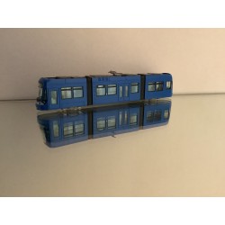 My Tram Hiroden 1000 LRT tramway bleu