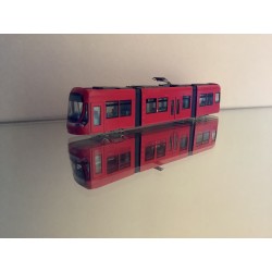 My Tram Hiroden 1000 LRT tramway rouge
