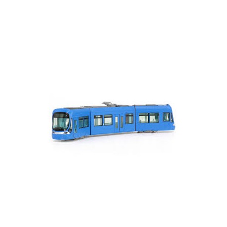 My Tram Hiroden 1000 LRT tramway bleu