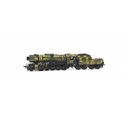 DRB heavy steam locomotive BR 42 in camouflage livery period IIc
