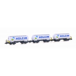 3er Set Zementsilowagen Uacs Holcim, Ep.VI, neues Logo