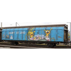 - Schiebewandwagen Hbbillns SBB, Ep.VI, Graffiti-Serie (4)