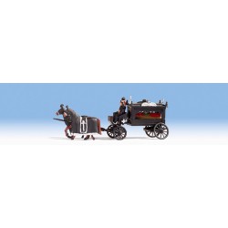 Corbillard avec chevaux