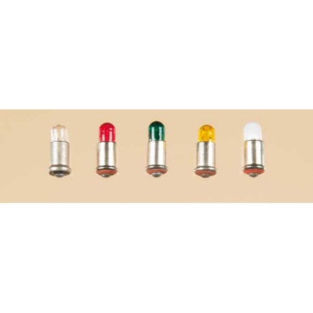 1 Lampe m. Stecks. rot lose