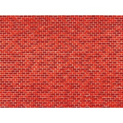 Dekorpappen Ziegelmauer rot