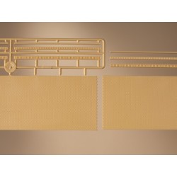 Ziegelmauern mit Zahnfriesvarianten gelb