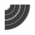 - Teerbelag Kurvensatz je 1x Radius 84+165mm