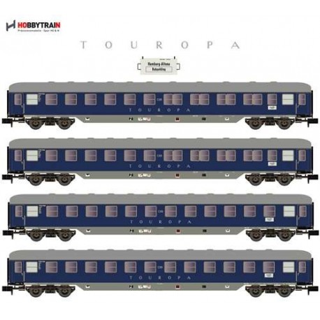 4tlg. TOUROPA Set 1 DB Ep.IIIb 2xBcm53/2xBcm53-60H22200