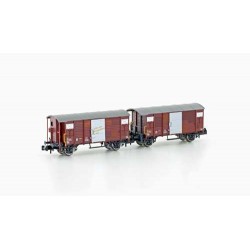 2er Set gedeckte Güterwagen K2 SBB, Ep.IVH24202