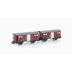 2er Set gedeckte Güterwagen K3 SBB, Ep.IIIH24250