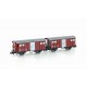 2er Set gedeckte Güterwagen K3 SBB, Ep.IVH24251