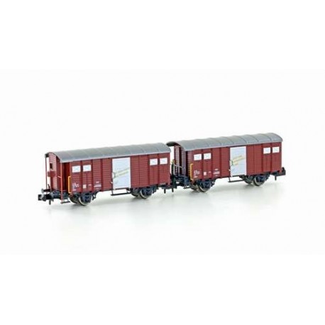 2er Set gedeckte Güterwagen K3 SBB, Ep.IVH24251