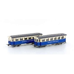 Zugspitzbahn 2er Set Personenwagen, Ep.V, H0 / 16.5mmH43107