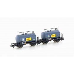 2er Set Leichtbau-Kesselwagen DB/VTG/Shell, Ep.IV
