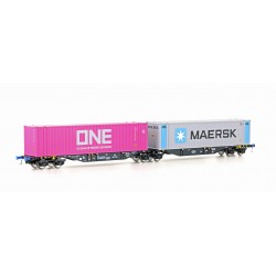 Containerwagen Sggmrss'90 PKP Cargo, Ep.VI, ONE/Maersk