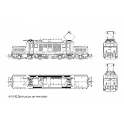 Locomotive électrique E94, MWB, ép.5, bleue40310-52